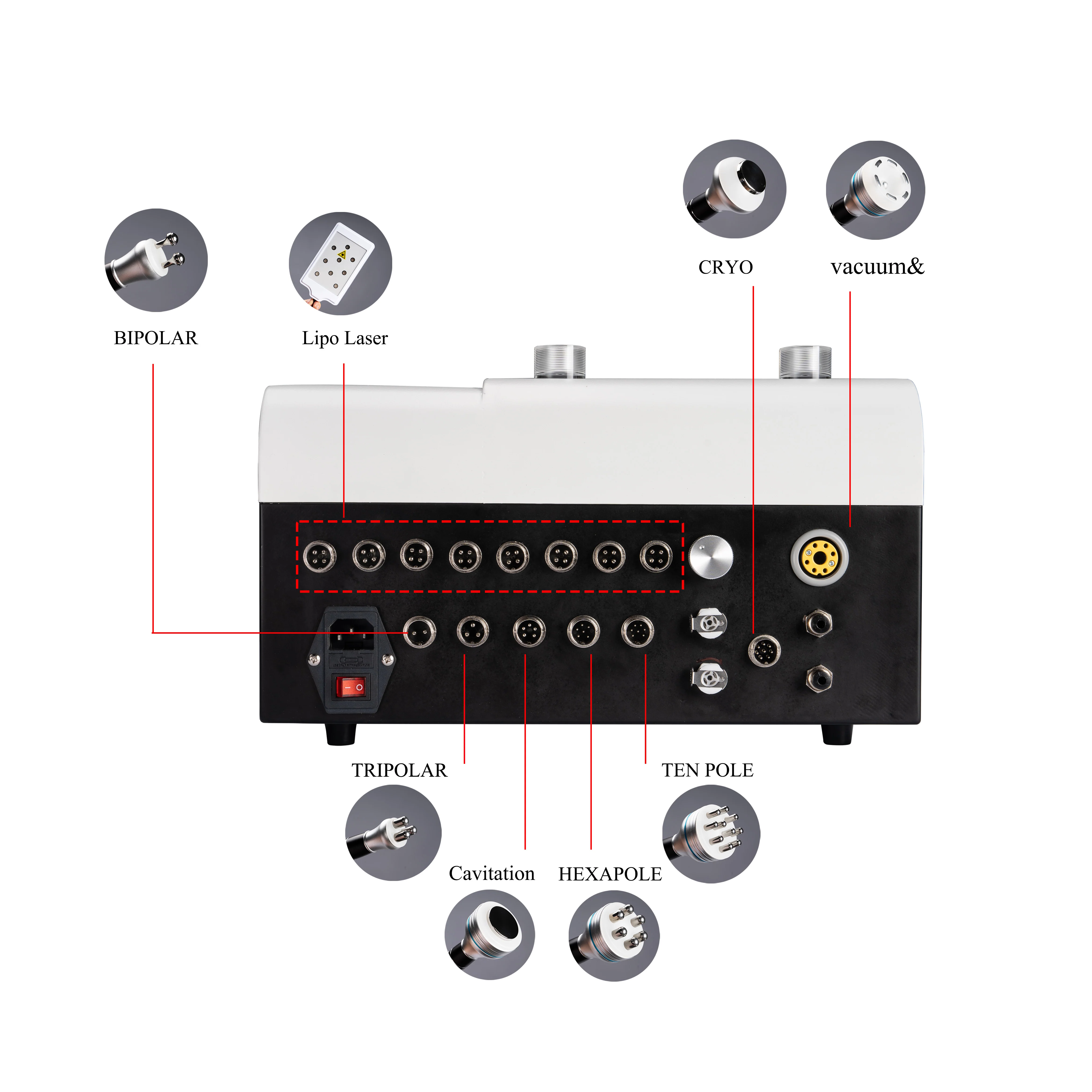 Marla™ 9 in 1 Cavitation Lipo Laser Body Sculpting Machine - Image 6