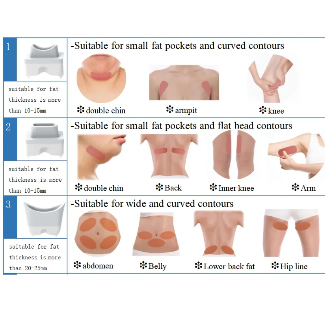 Diamond Ice Fat Removal Machine with 6 Medical Grade Applicators - Image 9