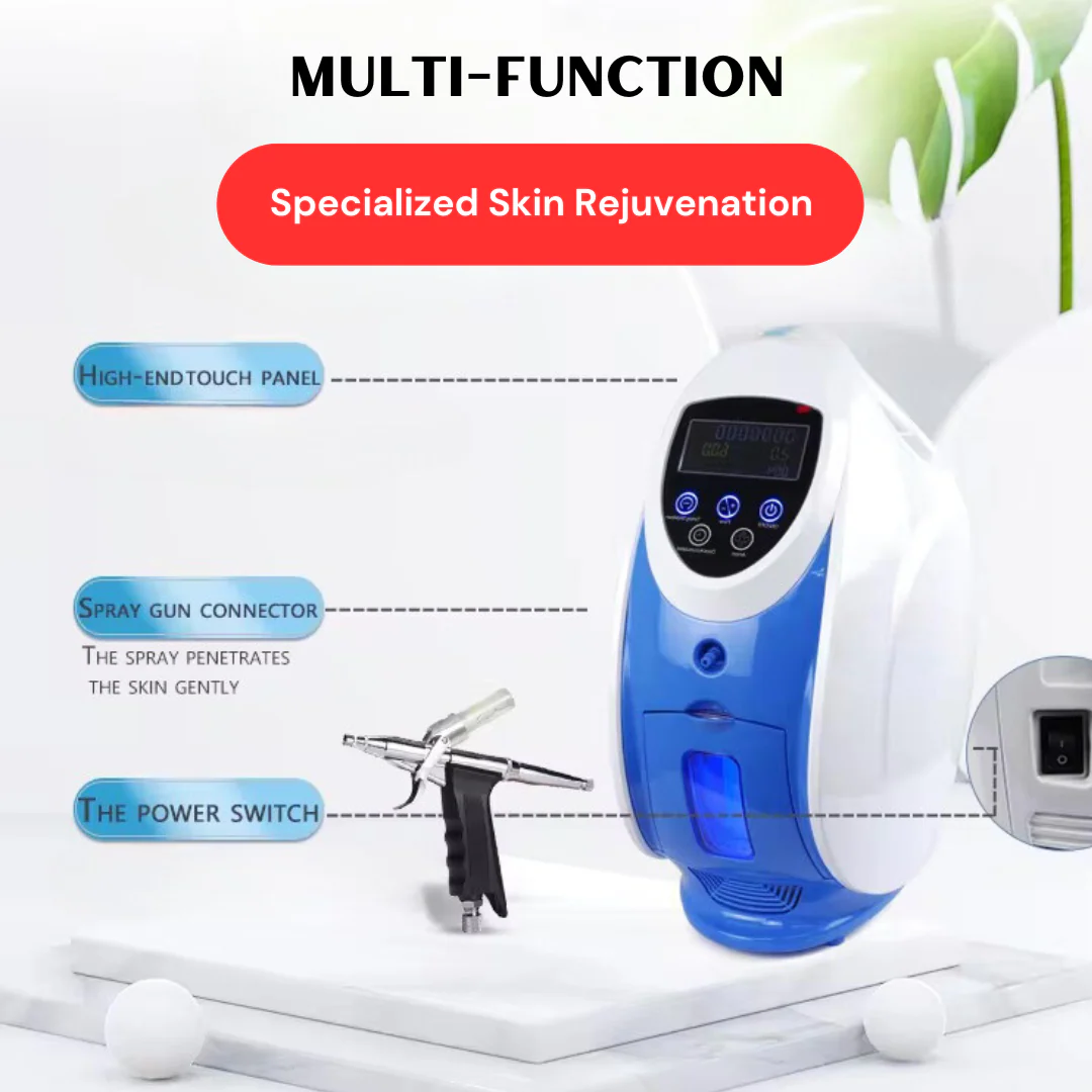 Oxi-INFUSE™ Oxygen Facial Machine (O2 + Light Therapy) - Image 4