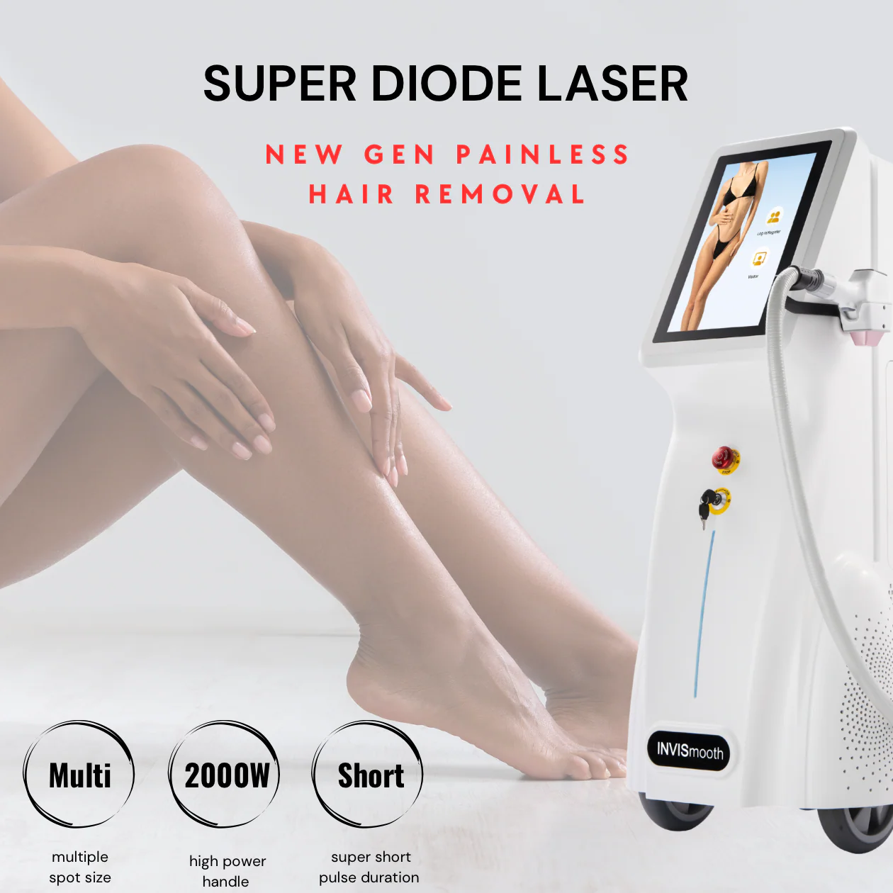 InviSmooth® Luxury Diode Laser (4 Wavelengths, 5 Flexible Spot Sizes) - Image 12