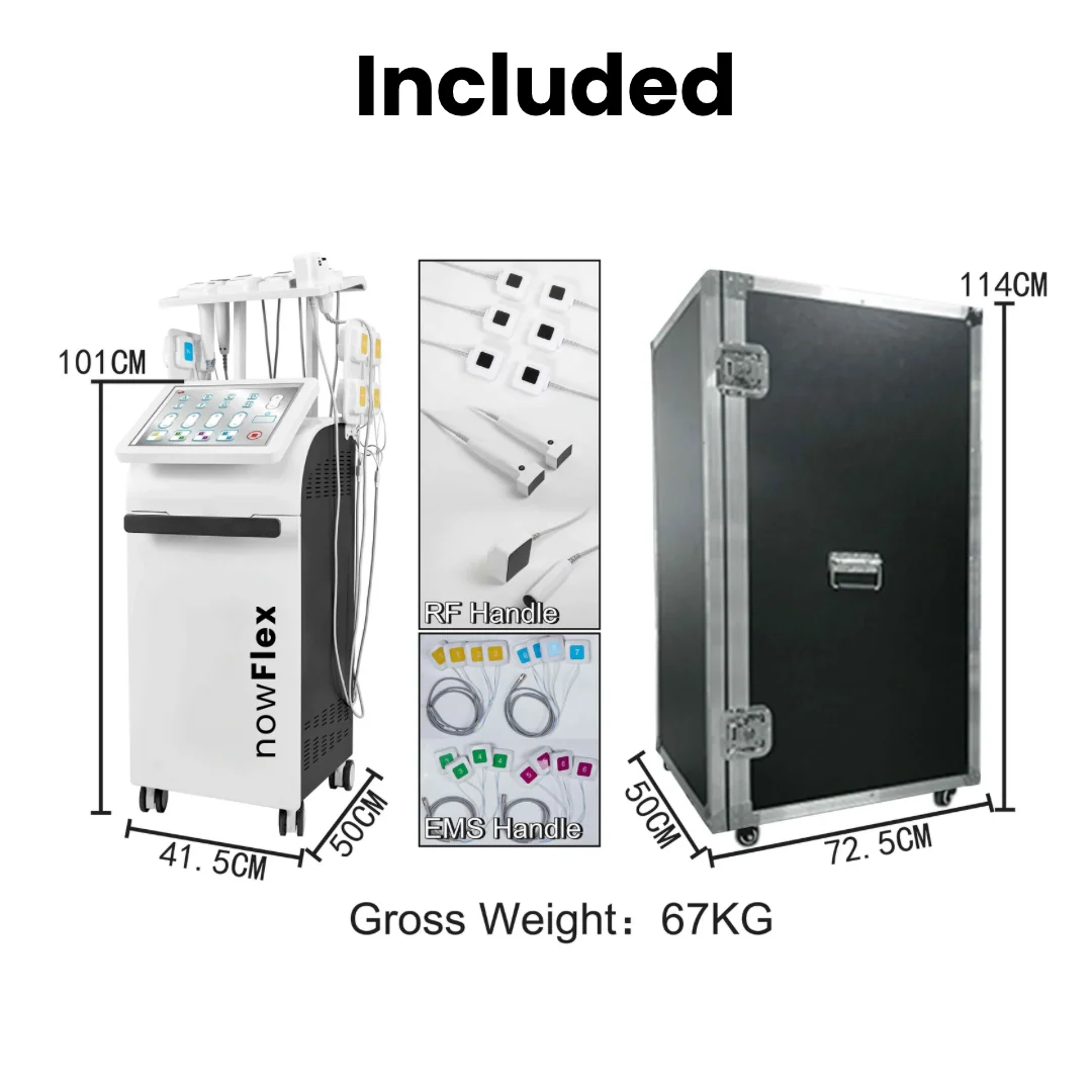 nowFLEX PRO Muscle Stimulation + RF Fat Reduction Machine - Image 3
