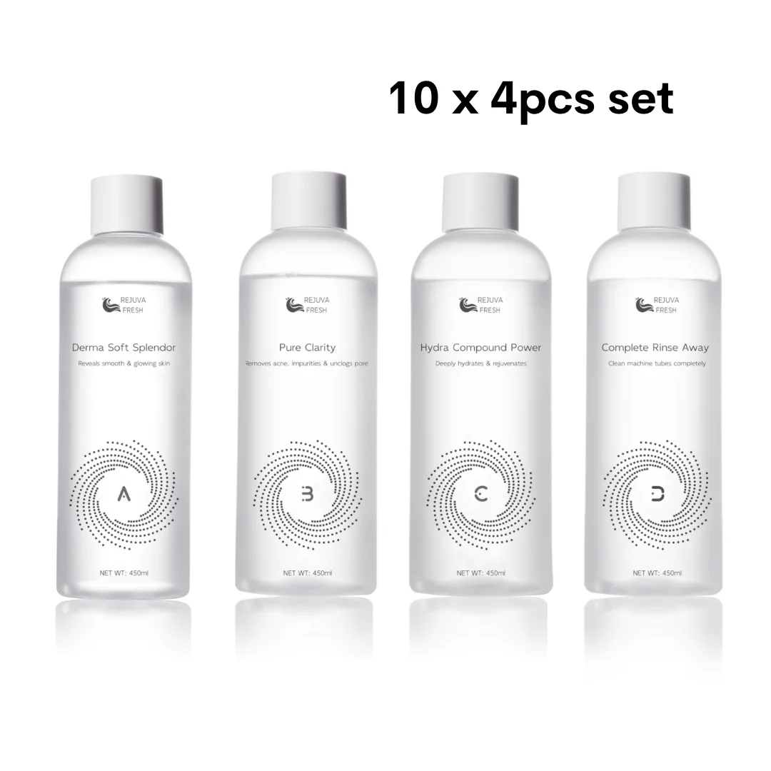 Rejuva Fresh® Hydra Spa Infusion Hydro Dermabrasion Solution 4pcs Set - Image 6